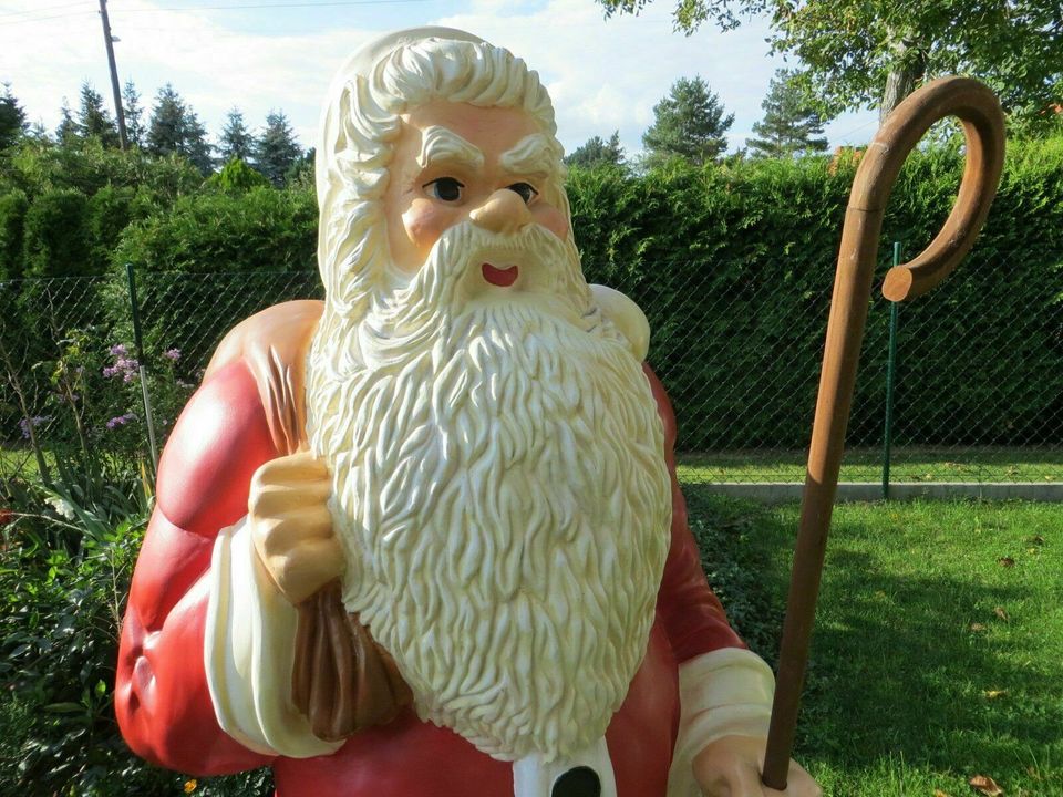 Weihnachtsmann XXXL, inkl. Versand, aus GFK, neu, für Außen in Wimmelburg