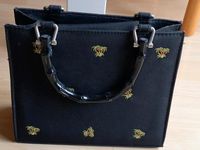 Schwarze Handtasche mit Palmen bestickt Niedersachsen - Hameln Vorschau