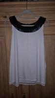 Comma Top Bluse Shirt Gr. 42 weiß / schwarz Bayern - Rosenheim Vorschau