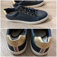 Gant Sneaker Gr. 41 marineblau gold neuwertig Freizeitschuh Kreis Pinneberg - Pinneberg Vorschau