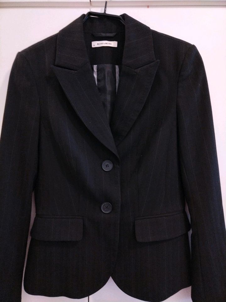 Damen Blazer mit Hose/Business Anzug MORE&MORE Gr. 34 in Cham