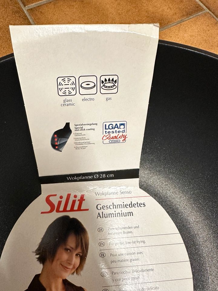 Silit Wok, 28cm, neu & OVP, mit Deckel, auch neu in Hamburg