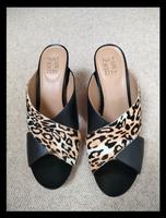 Leder Schuhe im Leo-Print von *Alizernatura* Gr. 39,5 Keilabsatz Bayern - Lindau Vorschau