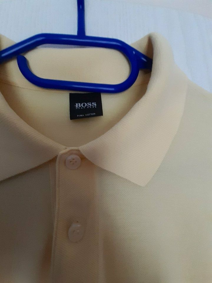 Hugo Boss Polo Shirt -Grösse M- Farbe gelb -neuwertig- Original in Hückelhoven