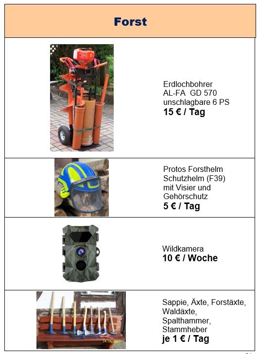 Erdbohrer Stihl Motorsäge Kettensäge Astsäge Forstgeräte, mieten in Kirchheim