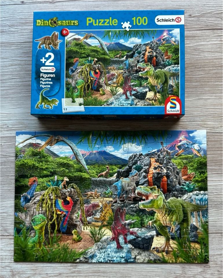 Neuwertiges Schleich Puzzle Dinosaurier 100 Teile 6+ in Rosengarten