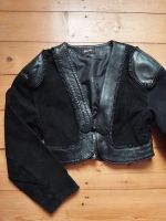 schwarze kurze Jacke Bolero Echtleder Wildleder Lederjacke Blazer Berlin - Reinickendorf Vorschau