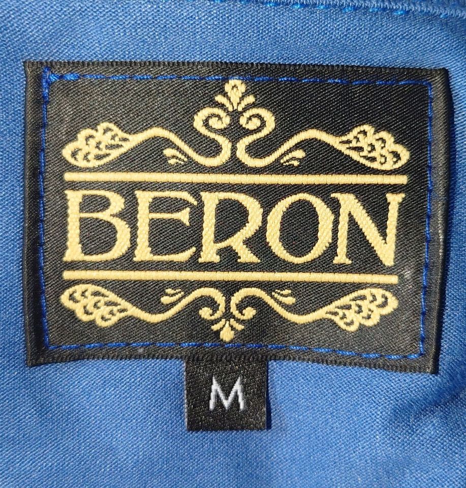 Cardigan Gr. M, Beron, blau mit gemustertem Stoff in Gevelsberg