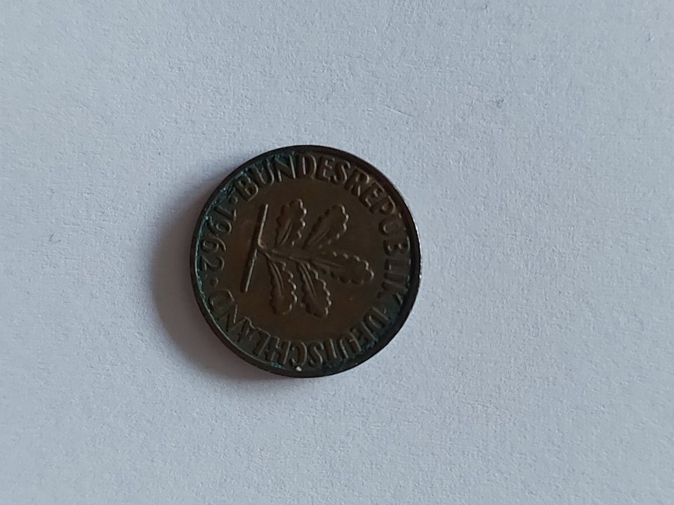 2 cent Münze nicht magnetisch 1962 Buchstabe J in Dortmund