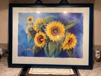 Kunstdruck mit Sonnenblumen von Max van der Wissel Nordrhein-Westfalen - Mechernich Vorschau
