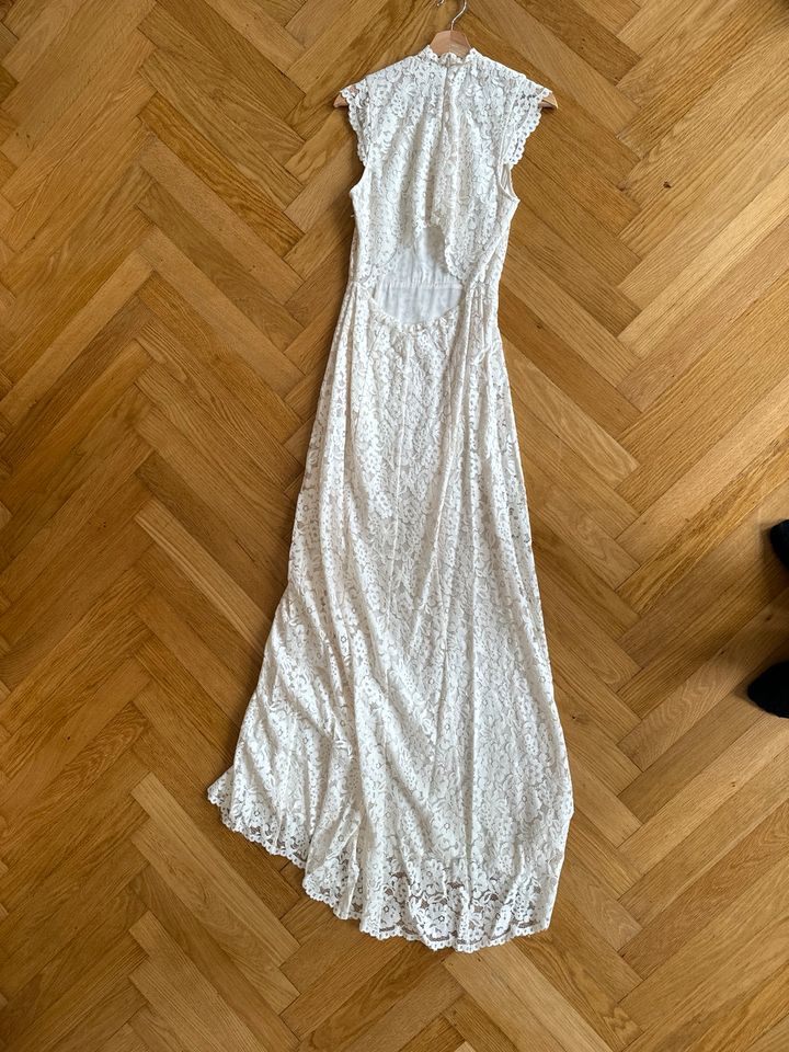 Hochzeitskleid Vintage neu H&M, 36 S Cremefarben Spitze in Krefeld