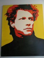 Bon Jovi handgemaltes Bild auf Keilrahmen Leinwand Pop Art Bayern - Diedorf Vorschau