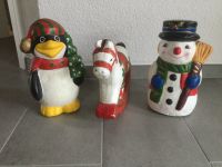 Weihnachtsdekoration Schneemann, Schauckelpferd, Pinguin Rheinland-Pfalz - Kleinmaischeid Vorschau