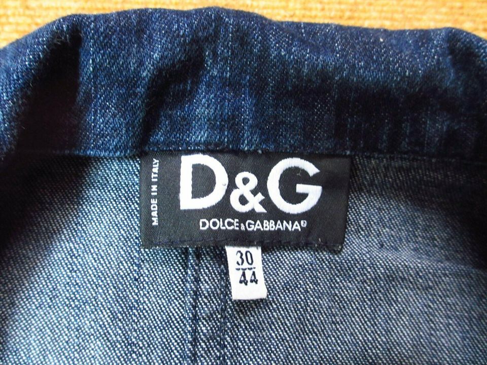 Dolce Gabbana Jacke Jeansjacke Blazer Vintage GR.38 wie neu in Wohltorf