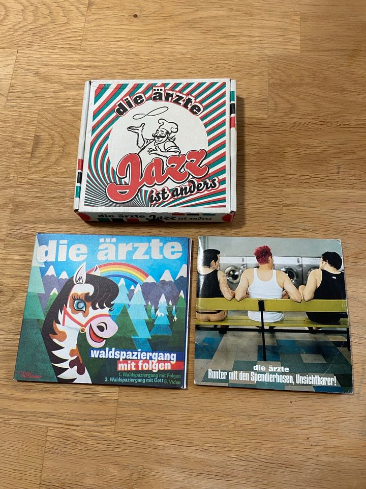 Die Ärzte Jazz ist anders Waldspaziergang mit Folgen CDs in Großenhain