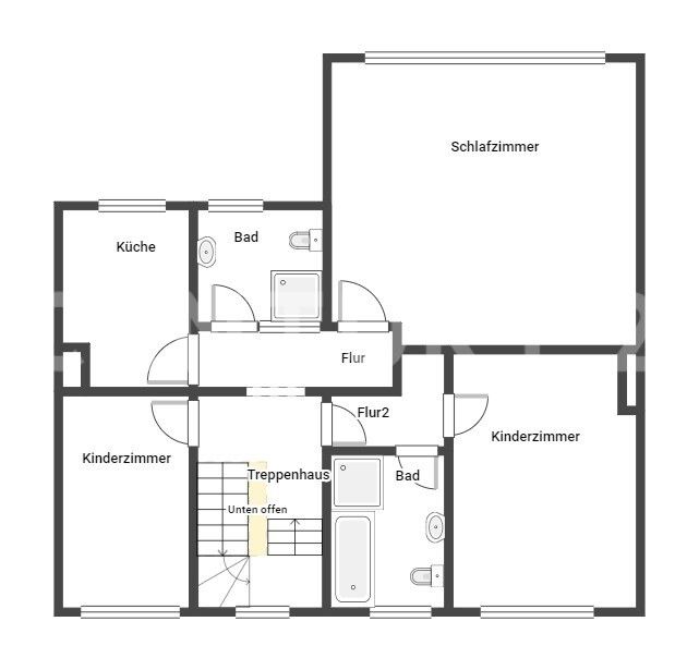 Geräumiges Reihenendhaus mit großem Grundstück in der Stadtmitte von Krefeld / Baackeshof in Krefeld