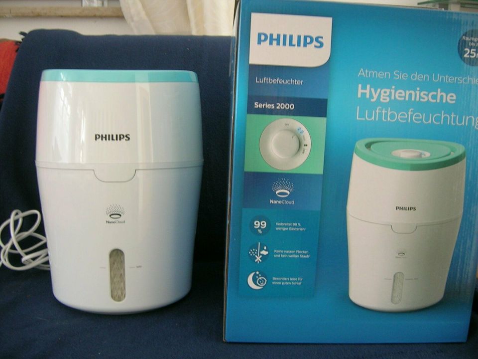 Original Philips Luftbefeuchter HU 4801 kpl.in OVP,3-4 x benutzt in Lauben