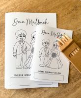 Malbuch Nr. 1 | Malbuch Hochzeit für Kinder | DIN A5 + DIN A6 Bayern - Kirchzell Vorschau