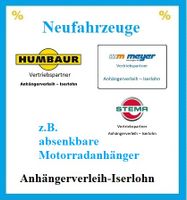 Neuer Motorradanhänger hydraulisch absenkbar z.B. für Nordrhein-Westfalen - Iserlohn Vorschau