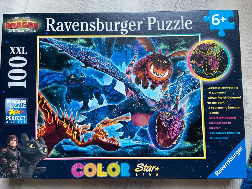 Puzzle Dragons Neon 100 Teile ab 6 Jahren in Kühbach