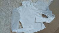 Shein weißes Top mit Ballonärmel Turtleneck Bayern - Zwiesel Vorschau