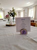 Tischnummern Hochzeit Deko Menühalter Bayern - Niederaichbach Vorschau