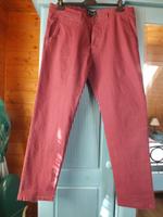 Hose 38/ 34, Esprit, slim fit, Top Zustand, bordeaux Thüringen - Tiefenort Vorschau