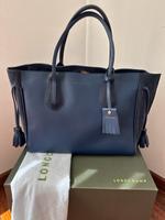 Longchamp Penelope Leder Tasche blau groß Niedersachsen - Gifhorn Vorschau