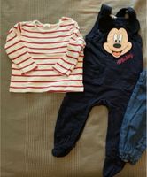 Baby Disney Mickey Mouse Langarmshirt & Latzhose 68 Wandsbek - Hamburg Wellingsbüttel Vorschau