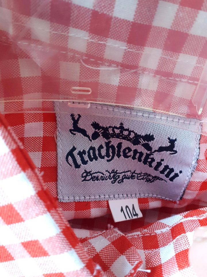 KINDER Trachtenkombination Lederhose & Hemd in Größen 104 und 110 in Forchheim