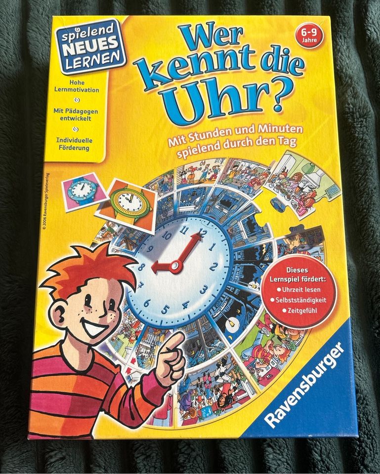 Spiel Ravensburger Wer kennt die Uhr? 6-9 Jahre in Wartenberg