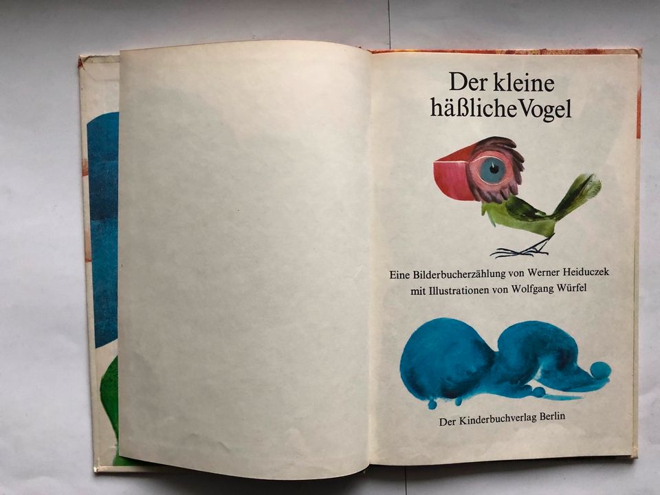 Der kleine häßliche Vogel von 1987 DDR Kinderbuch in Greifswald