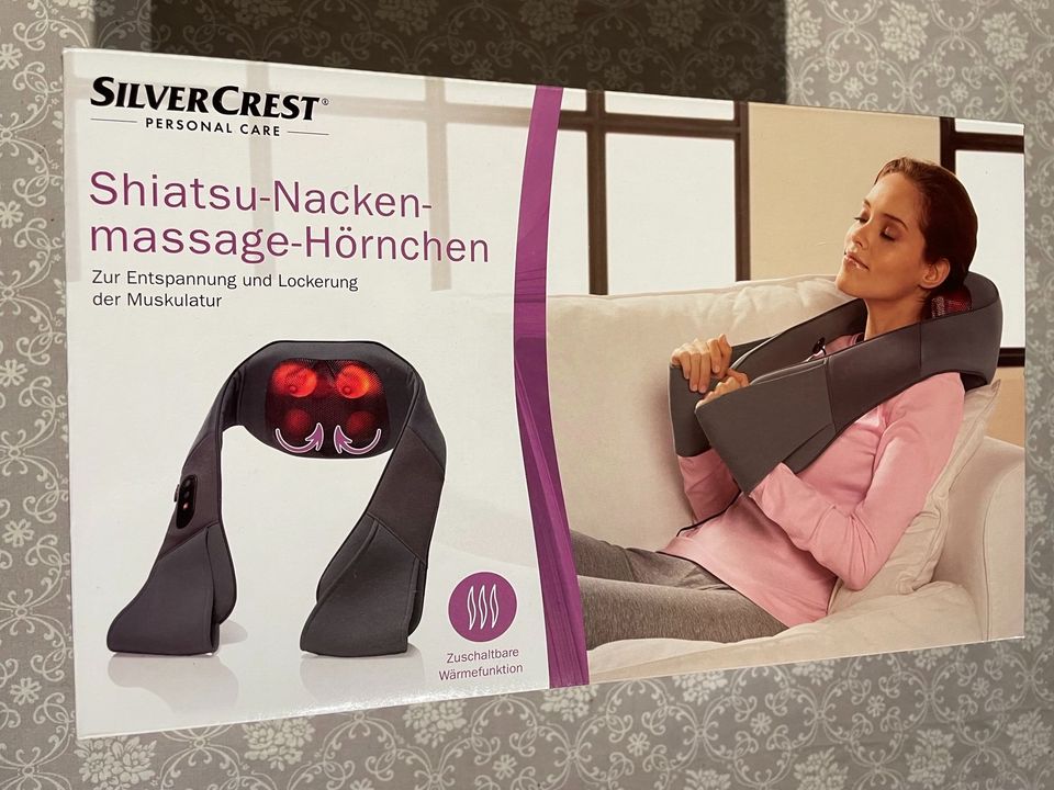 Shiatsu Nackenmassagegerät, Silvercrest, wie neu in Bönen