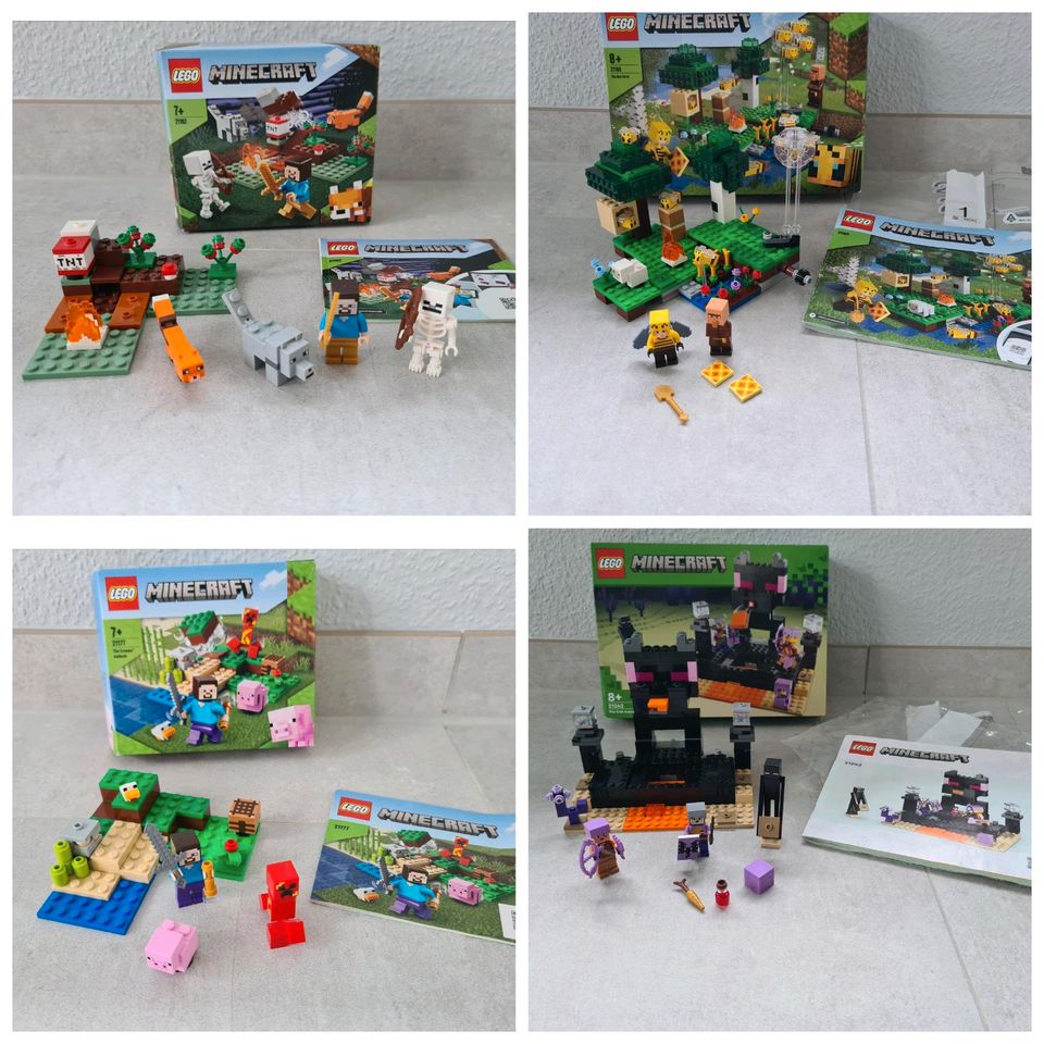 Lego Minecraft VOLLSTÄNDIG +OVP Die Endarena 21242 in Arnstadt