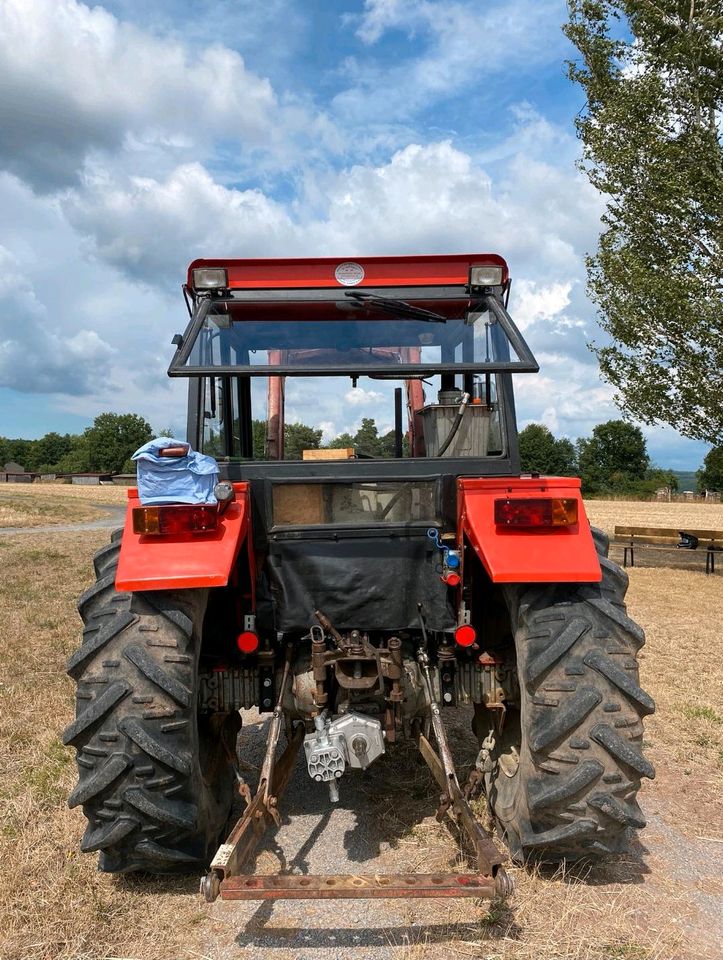 Massey Ferguson 165 mit Kabine und Frontlader in Rothenfels