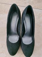 Damenschuh Gr 37 schwarz Glitzerabsatz Sachsen - Zwickau Vorschau