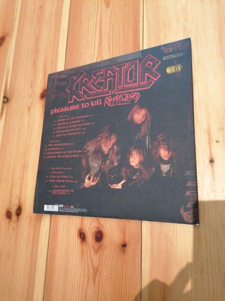 Kreator - Pleasure To Kill Vinyl LP Schallplatte in Hamburg
