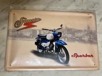 Blechschild Simson Sperber DDR Suhl 20x30 cm Brandenburg - Cottbus Vorschau