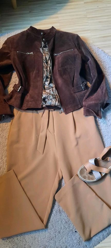 ❣️NEU /NW poptrash Hose camel Lederjacke Pullover Bluse Blazer in Schwelm