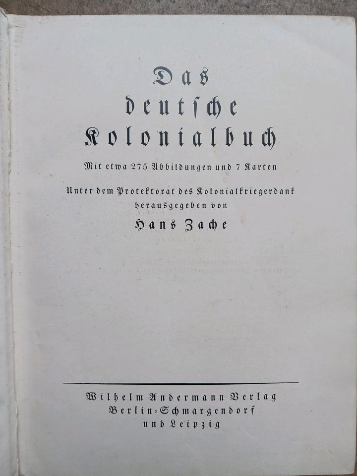 Das deutsche Kolonialbuch, 1925 in Bielefeld