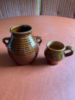 Tonkrug/Vase mit Tasse Bayern - Mistelgau Vorschau