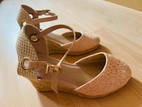 Sandale mit Keilabsatz Gr. 37 Rose Bayern - Schweinfurt Vorschau