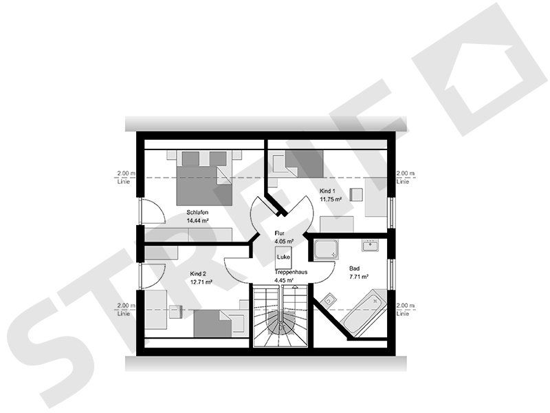 Streif Aktionshaus als Effizienzhaus incl, Grundstück in Winkelbach