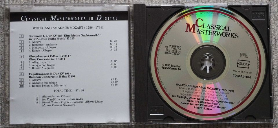 CD – Mozart: Eine kleine Nachtmusik in Burgthann 