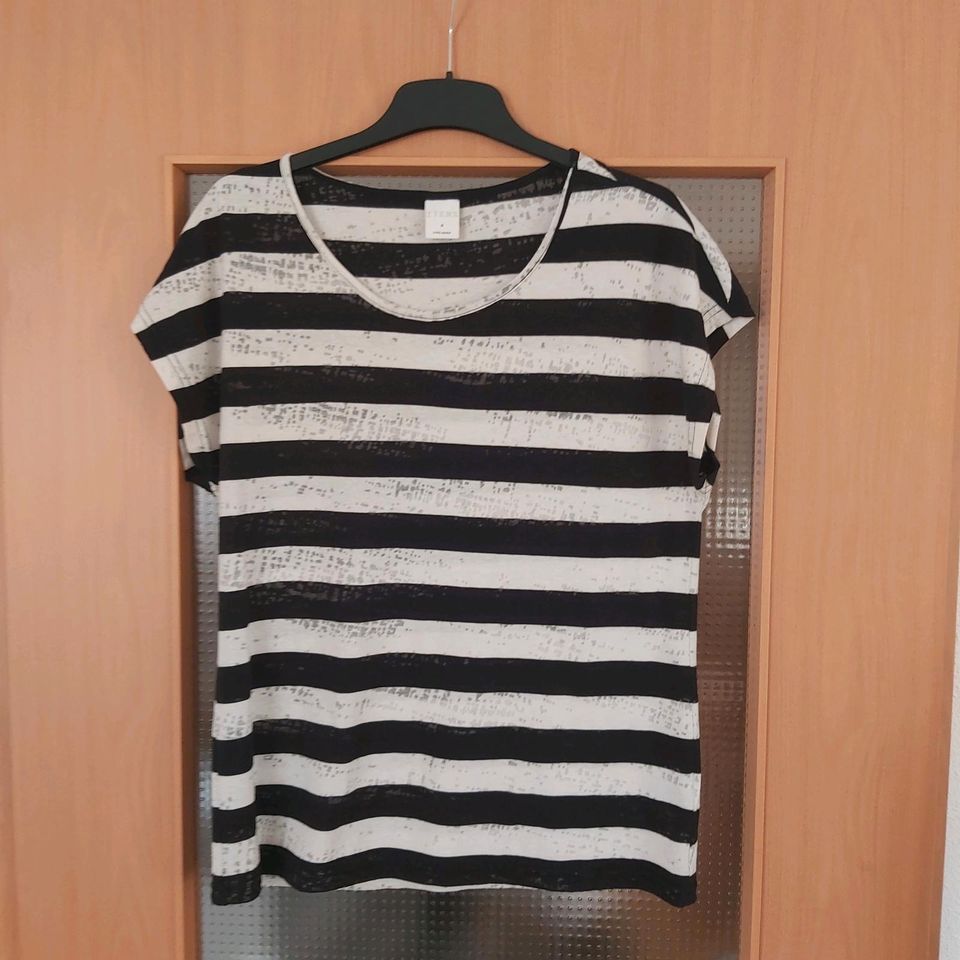 Shirt von Vero Moda - Größe M - Schwarz/Weiß - Guter Zustand in Uhldingen-Mühlhofen