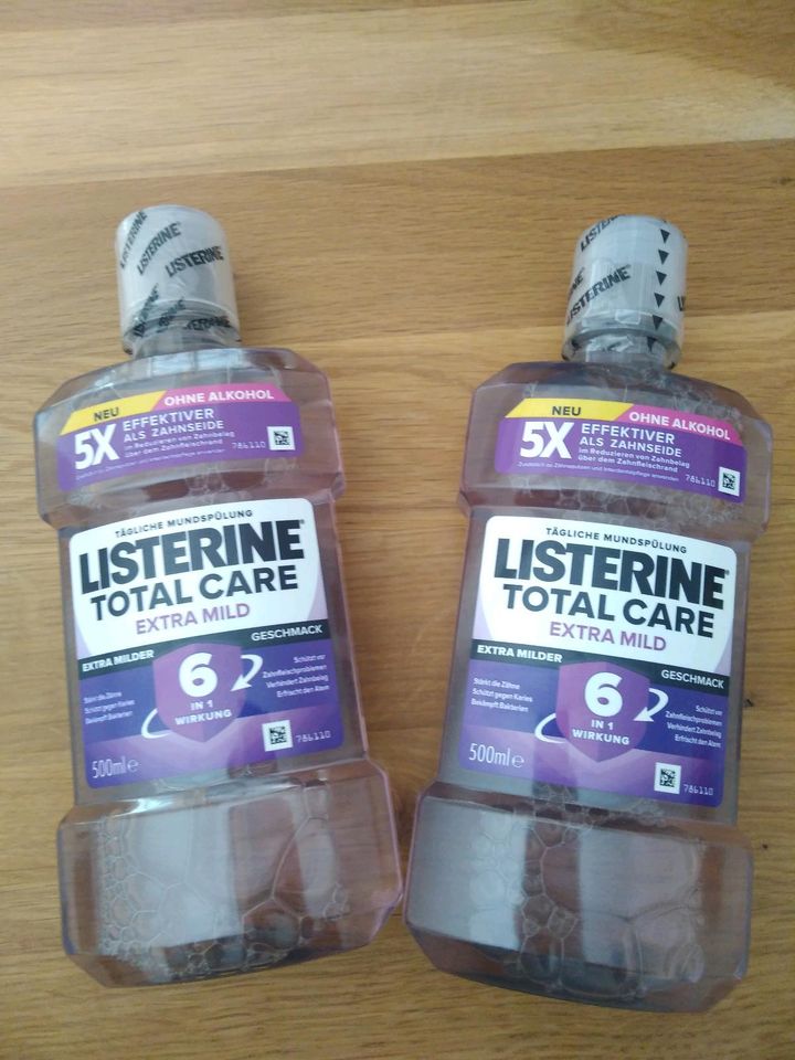 2x Listerine Total Care Extra mild Mundspülung NEU OVP ANGEBOT in Ingolstadt