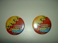 Dachbodenfund 2 Anstecker Sticker Pin Samba Festival Coburg 1999 Bayern - Naila Vorschau