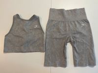 Gymshark Sport Set Radlerhose Shorts XS Hellgrau Fleck BH Top Saarbrücken-Dudweiler - Dudweiler Vorschau