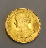Goldmünze 50 Pesos Chile 1966 Baden-Württemberg - Bad Schussenried Vorschau
