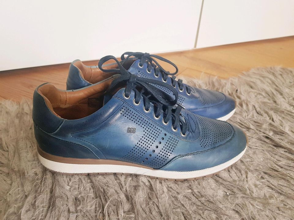 Gordon & Bros Schuhe 40 Sneaker blau Echtleder in Köln